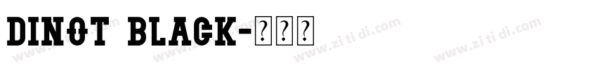 DINOT Black字体转换